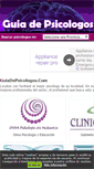 Mobile Screenshot of guiadepsicologos.com